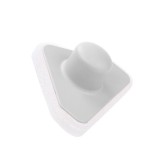 海绵刷带手柄浴室瓷砖刷厨房去污刷子洗锅魔力纤维毛刷清洁刷（百洁布白色底）三角款