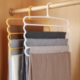 新塑料多层裤架防滑衣柜挂裤子收纳围巾架裤挂裤子架多功能家用衣架