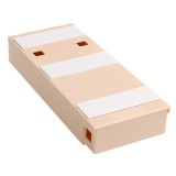 抽屉式免钉桌下收纳盒办公室桌下隐藏储物小抽屉厨房用具省空间置物盒