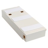 抽屉式免钉桌下收纳盒办公室桌下隐藏储物小抽屉厨房用具省空间置物盒