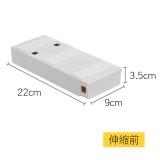 抽屉式免钉桌下收纳盒办公室桌下隐藏储物小抽屉厨房用具省空间置物盒