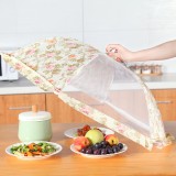 家用碎花可折叠拼接菜罩子桌盖菜罩可折叠餐桌罩食物防苍蝇剩菜罩菜伞遮饭碗HP-501（小号）