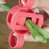 圆形豆角切丝器9*4.2cm家用多功能切菜器创意厨房小工具四季豆荷兰豆切丝神器