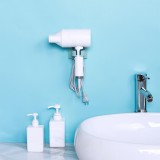 浴室免打孔置物架强力吸盘厕所电吹风挂架洗手间吹风机架子（挂钩款）