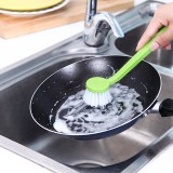 刷锅家用洗锅刷厨房清洁除垢去油去污刷软毛刷清洁刷圆头长柄刷锅刷子 XT-1203