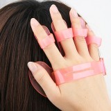 洗头刷手掌型洗澡刷头部按摩器沐浴洗发梳抓头梳头工具止痒五指刷