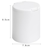 弹窗式收纳盒桌面带盖防尘塑料棉签盒按压式整理收纳迷你储物盒