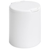 弹窗式收纳盒桌面带盖防尘塑料棉签盒按压式整理收纳迷你储物盒