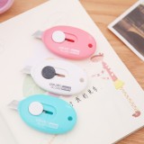 迷你便携美工刀小号快递开箱器拆信壁纸刀学生文具办公裁纸铅笔刀 2050