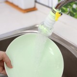 厨房水龙头防溅花洒自来水过滤嘴滤水器卡扣式360°可旋转伸缩节水器HY-034