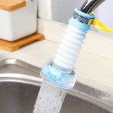 厨房水龙头防溅花洒自来水过滤嘴滤水器卡扣式360°可旋转伸缩节水器HY-034