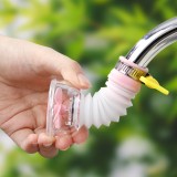 厨房水龙头防溅花洒自来水过滤嘴滤水器卡扣式360°可旋转伸缩节水器HY-034