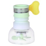 厨房水龙头防溅花洒自来水过滤嘴滤水器卡扣式360°可旋转伸缩节水器HY-034