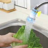 厨房水龙头防溅花洒自来水过滤嘴滤水器卡扣式360°可旋转伸缩节水器HY-034