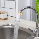 厨房水龙头防溅花洒自来水过滤嘴滤水器卡扣式360°可旋转伸缩节水器HY-034