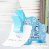 公牛便签座 工作加班牛人 留言夹 便签夹