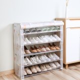 鞋架防尘罩简易防水加厚罩子鞋柜外套衣柜套外罩架子外罩衣柜罩（三通四通82cm垫片款专用）