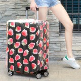 透明加厚PVC耐磨拉杆箱套旅行箱套行李箱套防水保护套防雨防尘罩（26寸）