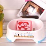 沥水肥皂盒浴室卫浴杂物收纳盒手工皂家居用品防滑洗衣皂托香皂盒（随机发色）HF-596