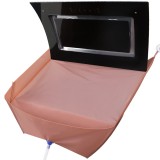 新款油烟机清洗接水袋厨房免贴吸盘清洗罩防水袋家用油烟重油污清洗套装神器接水罩（无骨架）