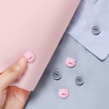 2022新款家用被子固定器防跑被无针安全隐形面被扣床单被套角扣防滑被套软扣无痕扣（卡通款24枚）带针筒