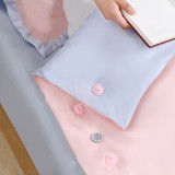 2022新款家用被子固定器防跑被无针安全隐形面被扣床单被套角扣防滑被套软扣无痕扣（卡通款24枚）带针筒