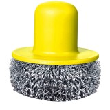 厨房多功能刷锅洗碗神器家用手柄洗过刷钢丝球短柄清洁刷魔力除垢去污擦（带钢丝球）