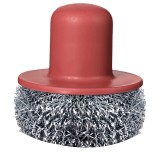 厨房多功能刷锅洗碗神器家用手柄洗过刷钢丝球短柄清洁刷魔力除垢去污擦（带钢丝球）