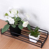 铁艺置物架浴室免打孔家用洗漱挂篮沐浴露架厨房收纳架栅栏式铁艺壁挂收纳架