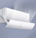 升级款可调节空调挡风板小云板月子婴幼儿防直吹导风罩出风口挡板遮风板挂机空调挡板（调节臂B款光面）