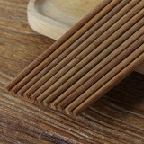 筷子厨房家用实木鸡翅木铁木筷子无漆无蜡餐具10双健康环保家庭装 10双装