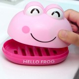 肥皂盒双层沥水香皂盒收纳盒创意卡通防尘肥皂托免打孔沥水香皂盒（RB288）