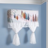 防直吹月子空调罩挂式带网纱防风罩挂机开机不取空调遮风帘防尘罩子