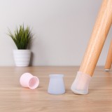 加厚硅胶桌脚套家用椅子凳子家具防滑脚垫静音耐磨桌脚餐椅保护套（方口一寸）
