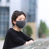 明星同款口罩男女通用多色可选防尘口鼻罩可水洗薄款透气口罩有弹力（棉布）