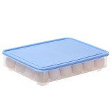 冰箱鸡蛋收纳盒家用分格大容量鸡蛋盒塑料架托可叠加带盖鸡蛋保鲜盒（24格）