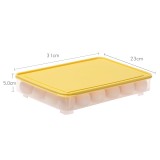 冰箱鸡蛋收纳盒家用分格大容量鸡蛋盒塑料架托可叠加带盖鸡蛋保鲜盒（24格）