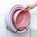 铁艺脸盆挂架家用壁挂置物架浴室卫生间免打孔洗脸盆收纳架脸盆架（专利侵权）