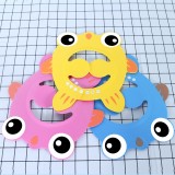 儿童卡通洗头帽防水护耳可调节宝宝洗澡帽子宝宝洗头发神器沐浴帽婴儿浴帽防水护耳