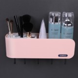 卫生间吸壁牙刷收纳架牙刷筒牙刷杯牙刷置物架壁挂式牙刷架洗漱套装