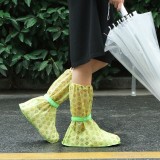  防雨鞋套防滑加厚耐磨雨天高筒防雪男女户外成人儿童旅游防水脚套（长款）