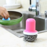 钢丝球创意带手柄家用厨房用品清洁球铁丝球洗碗刷锅去油污洗锅刷
