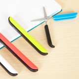 家用便携小剪刀办公用剪刀学生儿童可靠剪手工剪纸不锈钢美工剪子 0600