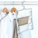 裤架衣架彩色防滑多层裤架衣柜节省空间挂裤子衣架围巾架丝巾挂架