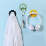 铁艺北欧粘胶挂钩厨房无痕免钉粘钩家用门后挂衣钩免打孔衣帽挂钩子