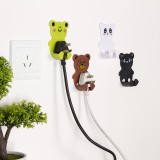 创意卡通动物挂钩强力无痕挂钩塑料贴墙动物挂钩厨房浴室粘钩壁挂