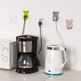 创意卡通动物挂钩强力无痕挂钩塑料贴墙动物挂钩厨房浴室粘钩壁挂