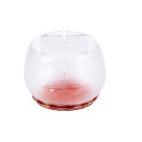 创意加厚耐磨防滑全透明硅胶桌椅脚套家具静音地板保护垫椅子凳子桌脚垫（7号 圆底方口 3.2-3.7cm）