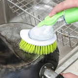 刷锅工具刷子纳米海绵魔力擦长柄喷液清洁刷洗锅刷洗碗海绵清洁刷 替换刷头不含手柄