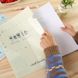 花房系列单入资料夹 文件袋 小清新风资料袋（A4）MH13-564